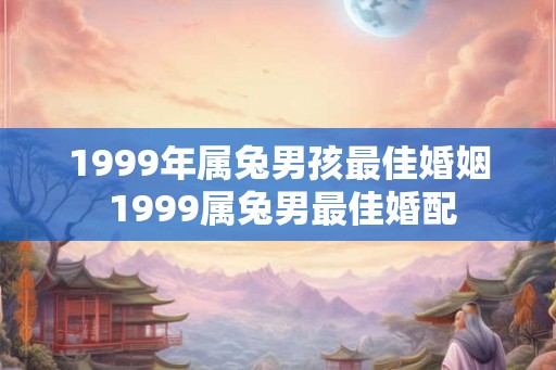 1999年属兔男孩最佳婚姻 1999属兔男最佳婚配 1999年属兔男孩最佳婚姻 1999属兔男最佳婚配