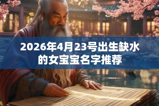 2026年4月23号出生缺水的女宝宝名字推荐