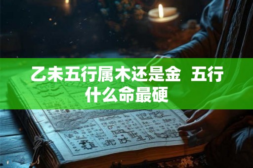 乙未五行属木还是金  五行什么命最硬