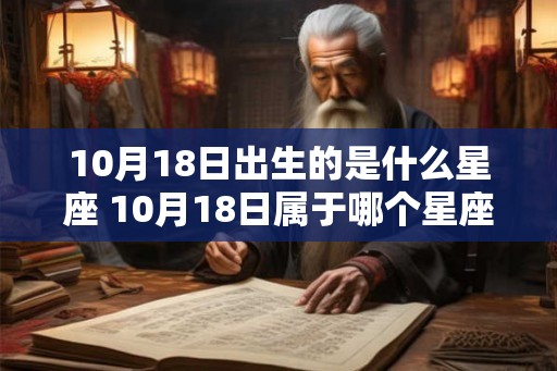 10月18日出生的是什么星座 10月18日属于哪个星座