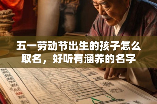 五一劳动节出生的孩子怎么取名，好听有涵养的名字