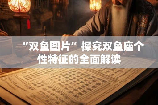 “双鱼图片”探究双鱼座个性特征的全面解读