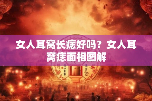 女人耳窝长痣好吗?女人耳窝痣面相图解 女人耳窝长痣好吗?女人耳窝痣面相图解
