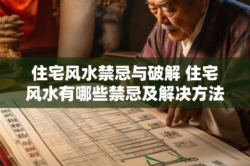 住宅风水禁忌与破解 住宅风水有哪些禁忌及解决方法 住宅风水禁忌与破解 住宅风水有哪些禁忌及解决方法