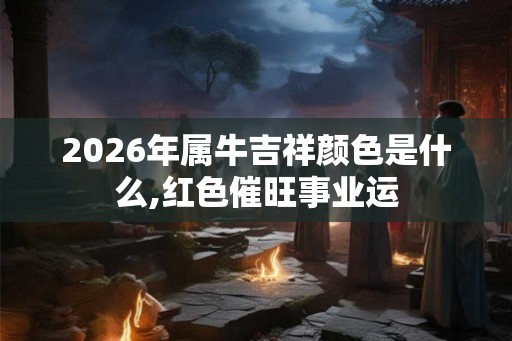 2026年属牛吉祥颜色是什么,红色催旺事业运