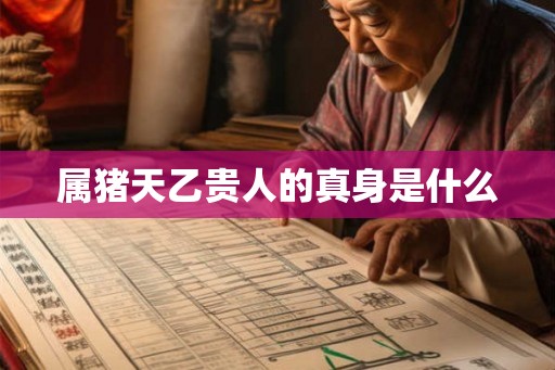 属猪天乙贵人的真身是什么 属猪天乙贵人的真身是什么