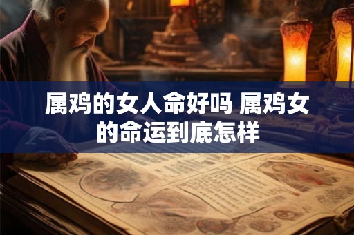 属鸡的女人命好吗 属鸡女的命运到底怎样
