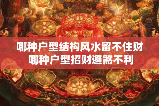 哪种户型结构风水留不住财 哪种户型招财避煞不利