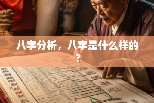 八字分析,八字是什么样的? 八字分析,八字是什么样的?