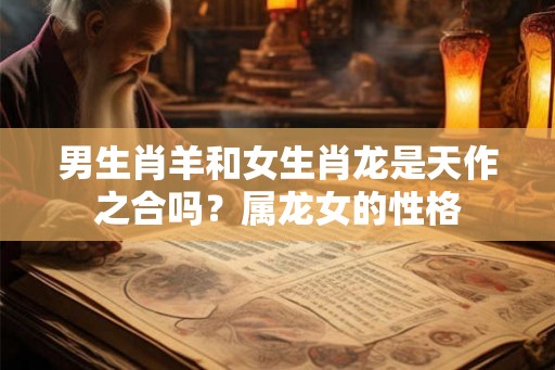 男生肖羊和女生肖龙是天作之合吗？属龙女的性格