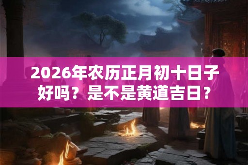 2026年农历正月初十日子好吗？是不是黄道吉日？