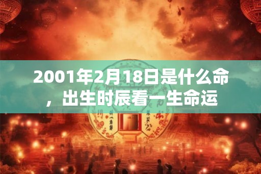 2001年2月18日是什么命，出生时辰看一生命运