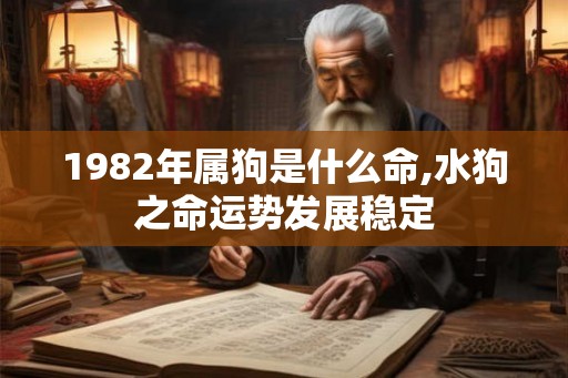1982年属狗是什么命,水狗之命运势发展稳定