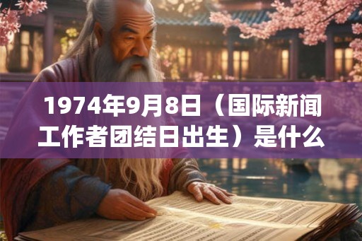 1974年9月8日（国际新闻工作者团结日出生）是什么命_命运如何