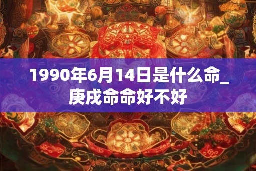 1990年6月14日是什么命_庚戌命命好不好
