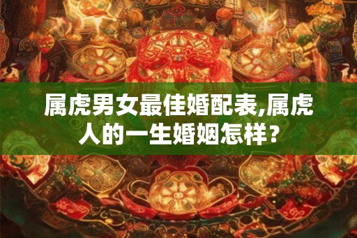 属虎男女最佳婚配表,属虎人的一生婚姻怎样？