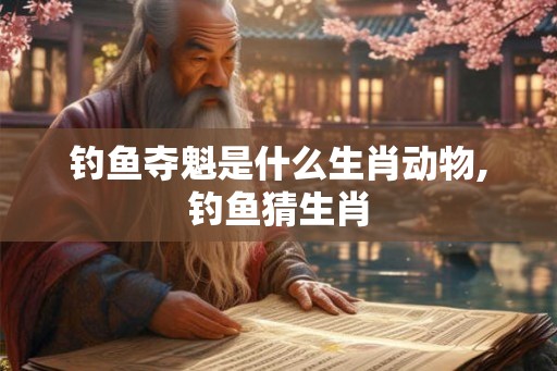 钓鱼夺魁是什么生肖动物,钓鱼猜生肖