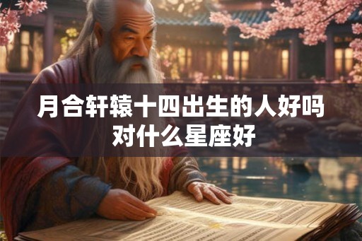 月合轩辕十四出生的人好吗 对什么星座好