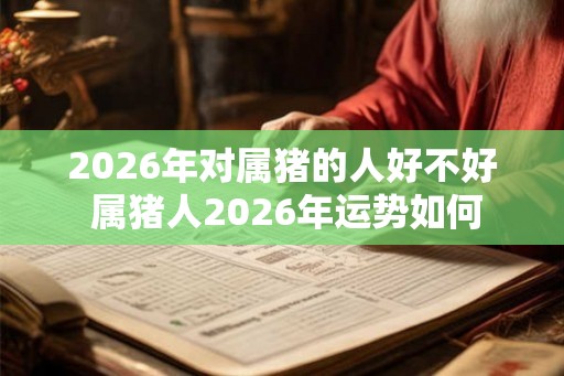 2026年对属猪的人好不好 属猪人2026年运势如何 2026年对属猪的人好不好 属猪人2026年运势如何