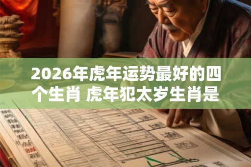 2026年虎年运势最好的四个生肖 虎年犯太岁生肖是什么