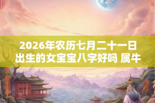 2026年农历七月二十一日出生的女宝宝八字好吗 属牛女孩取名大全
