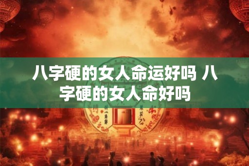 八字硬的女人命运好吗 八字硬的女人命好吗