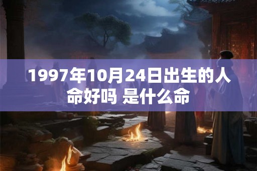 1997年10月24日出生的人命好吗 是什么命