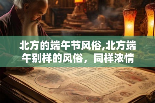 北方的端午节风俗,北方端午别样的风俗,同样浓情 北方的端午节风俗,北方端午别样的风俗,同样浓情