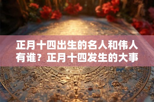 正月十四出生的名人和伟人有谁？正月十四发生的大事件有哪些？