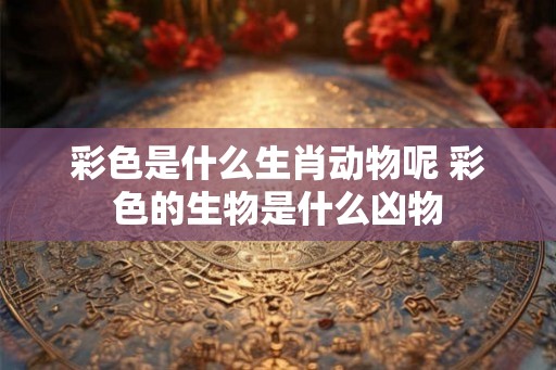 彩色是什么生肖动物呢 彩色的生物是什么凶物