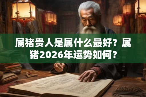 属猪贵人是属什么最好？属猪2026年运势如何？