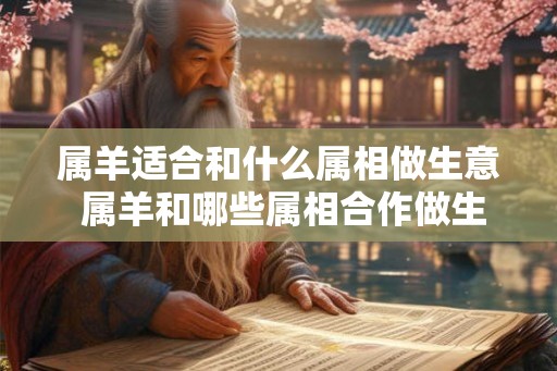 属羊适合和什么属相做生意 属羊和哪些属相合作做生意 属羊适合和什么属相做生意 属羊和哪些属相合作做生意