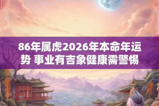 86年属虎2026年本命年运势 事业有吉象健康需警惕