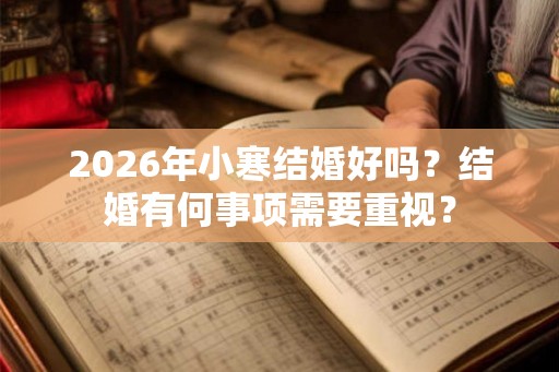 2026年小寒结婚好吗?结婚有何事项需要重视? 2026年小寒结婚好吗?结婚有何事项需要重视?