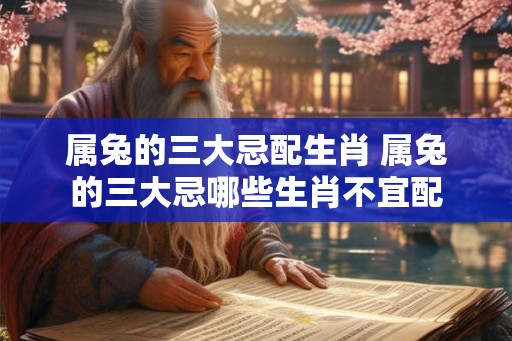 属兔的三大忌配生肖 属兔的三大忌哪些生肖不宜配