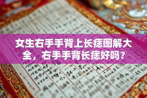女生右手手背上长痣图解大全，右手手背长痣好吗？