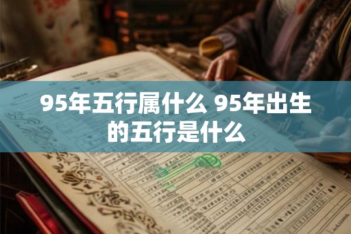 95年五行属什么 95年出生的五行是什么