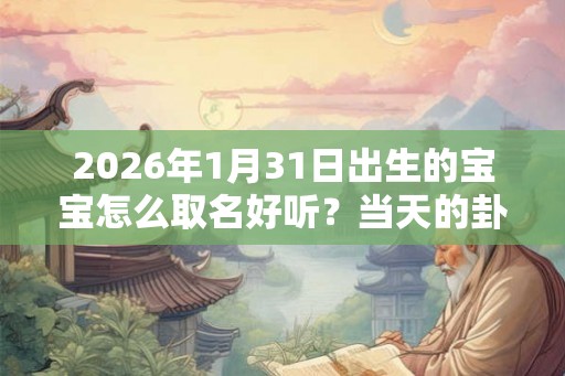 2026年1月31日出生的宝宝怎么取名好听?当天的卦象好吗? 2026年1月31日出生的宝宝怎么取名好听?当天的卦象好吗?