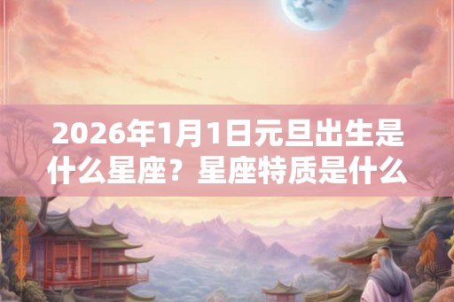 2026年1月1日元旦出生是什么星座？星座特质是什么？