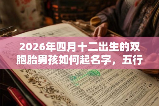 2026年四月十二出生的双胞胎男孩如何起名字，五行属什么