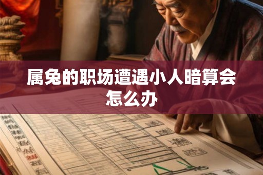 属兔的职场遭遇小人暗算会怎么办
