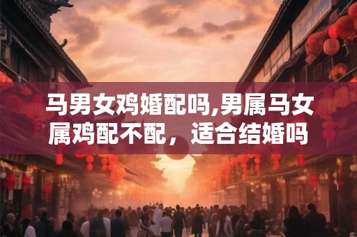 马男女鸡婚配吗,男属马女属鸡配不配，适合结婚吗