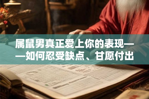 属鼠男真正爱上你的表现——如何忍受缺点、甘愿付出、包容一切