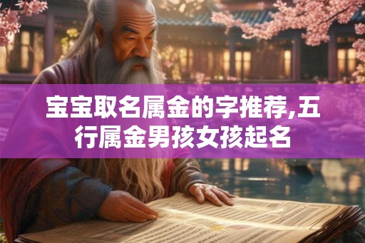宝宝取名属金的字推荐,五行属金男孩女孩起名 宝宝取名属金的字推荐,五行属金男孩女孩起名