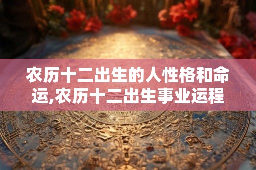 农历十二出生的人性格和命运,农历十二出生事业运程 农历十二出生的人性格和命运,农历十二出生事业运程