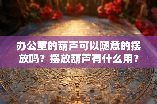 办公室的葫芦可以随意的摆放吗？摆放葫芦有什么用？