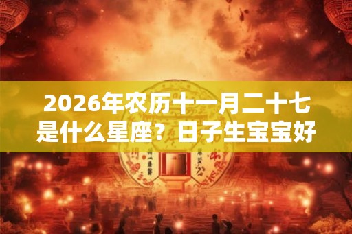 2026年农历十一月二十七是什么星座？日子生宝宝好吗？