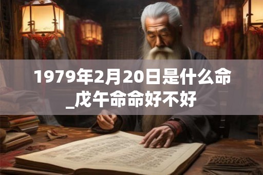1979年2月20日是什么命_戊午命命好不好