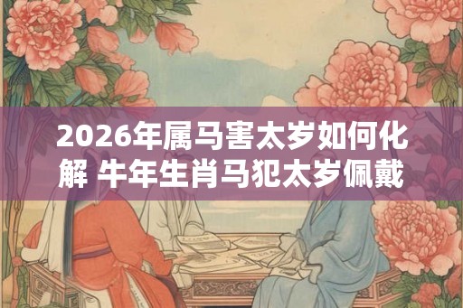 2026年属马害太岁如何化解 牛年生肖马犯太岁佩戴什么