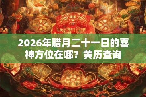 2026年腊月二十一日的喜神方位在哪？黄历查询